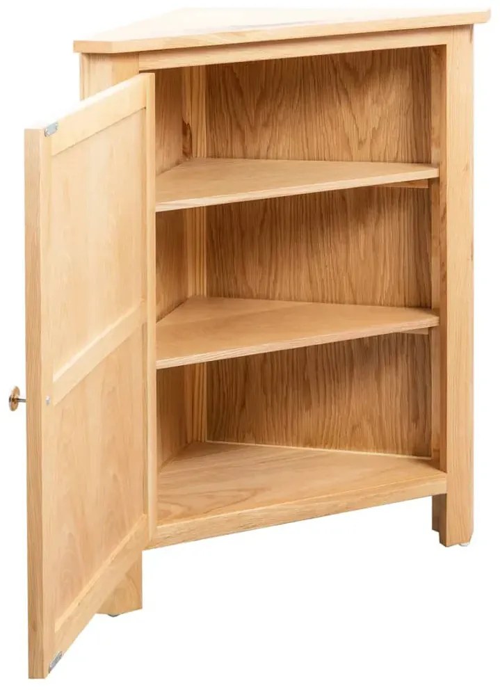 Dębowa szafka narożna do salonu T2-F68