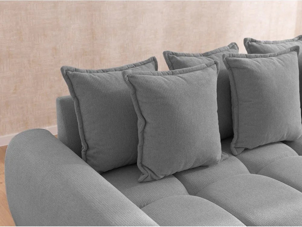 Szary narożnik (lewostronny/z szezlongiem) Albane – Ropez