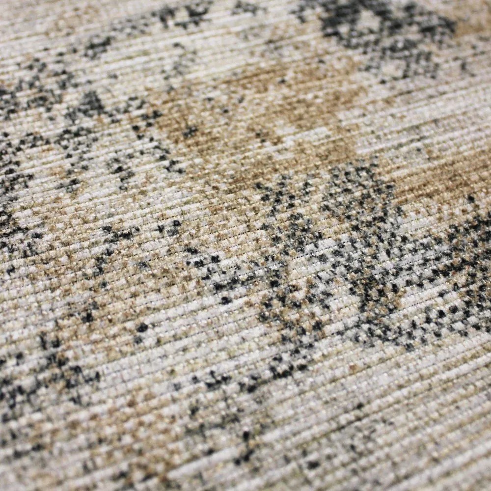 Szarobeżowy dywan odpowiedni do prania 152x230 cm Lila Abstract – Flair Rugs