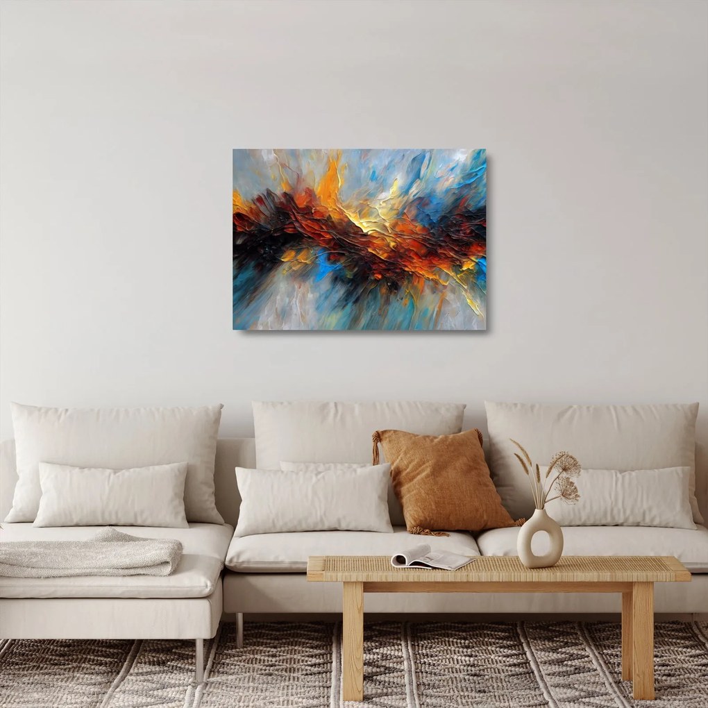 Obraz na szkle - Tekstura koloru (70x50 cm)