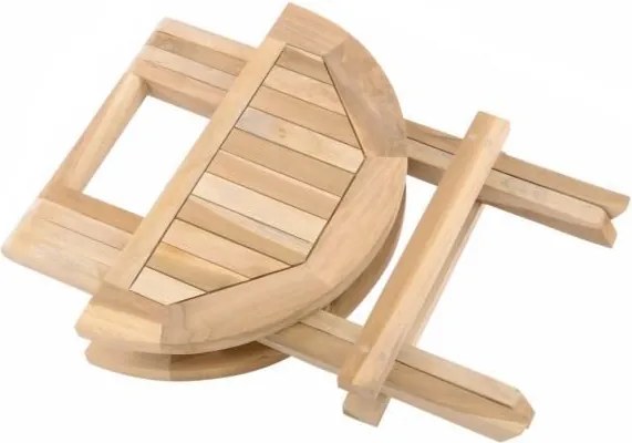 Stół ogrodowy DIVERO wykonany z drewna tekowego