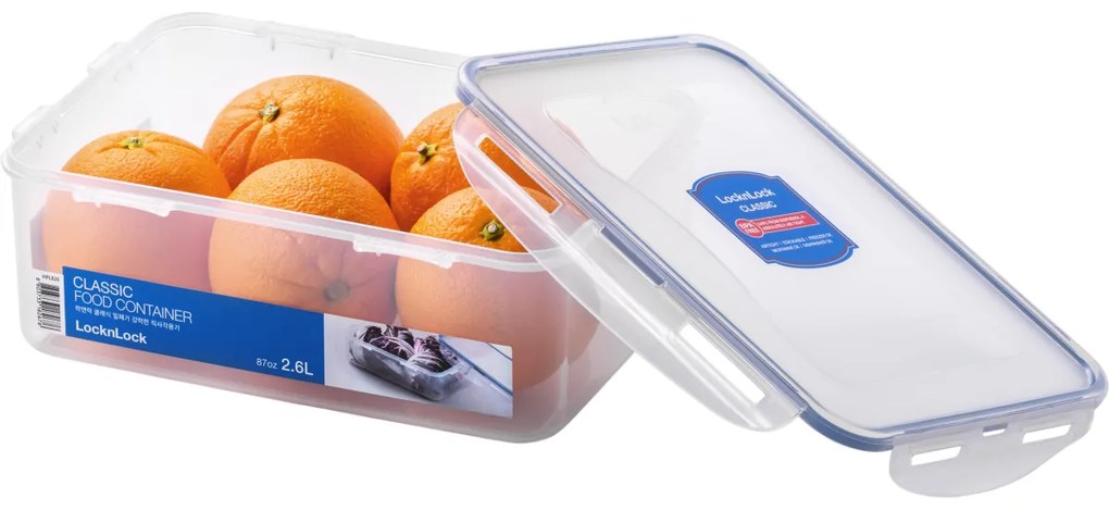 LOCKnLOCK Pojemnik na żywność 2,6 l, 17 x 24 x 9,1cm, 2,6 l