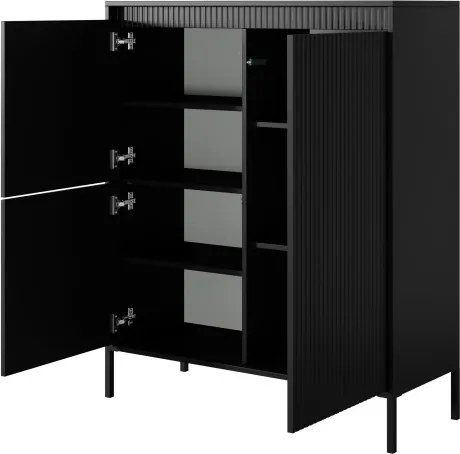 Wysoka Komoda SENSO 3D push-to-open