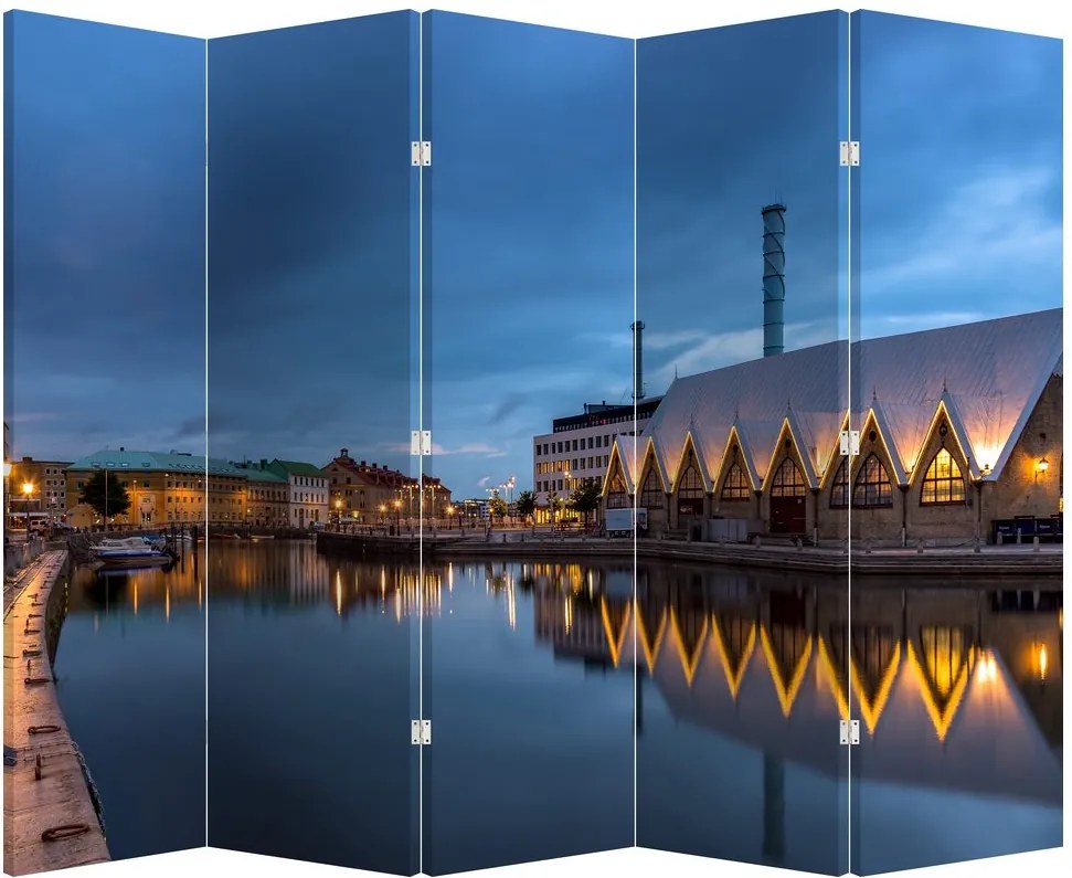 Parawan - Kanał wodny - Göteborg (210x170 cm)