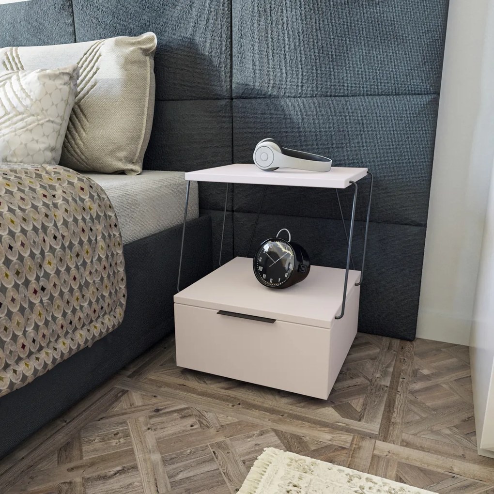Stolik nocny Tekoba White