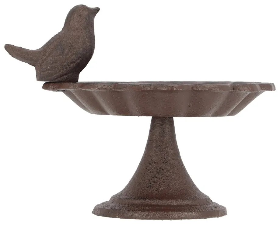 Żeliwne poidełko na nóżce z ptaszkiem Esschert Design Birdy