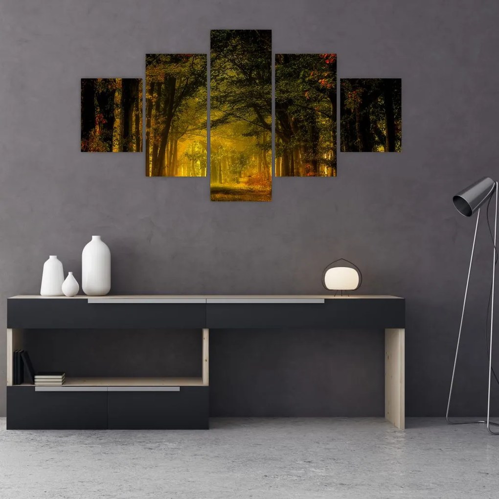 Obraz lasu (125x70 cm)
