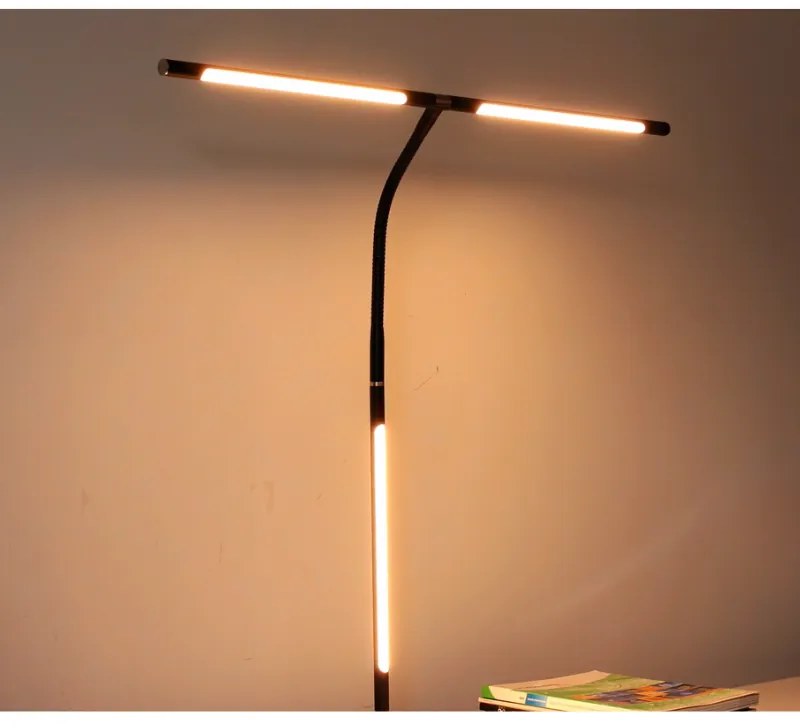 Lampa LED na biurko NOX, zacisk, pilot zdalnego sterowania