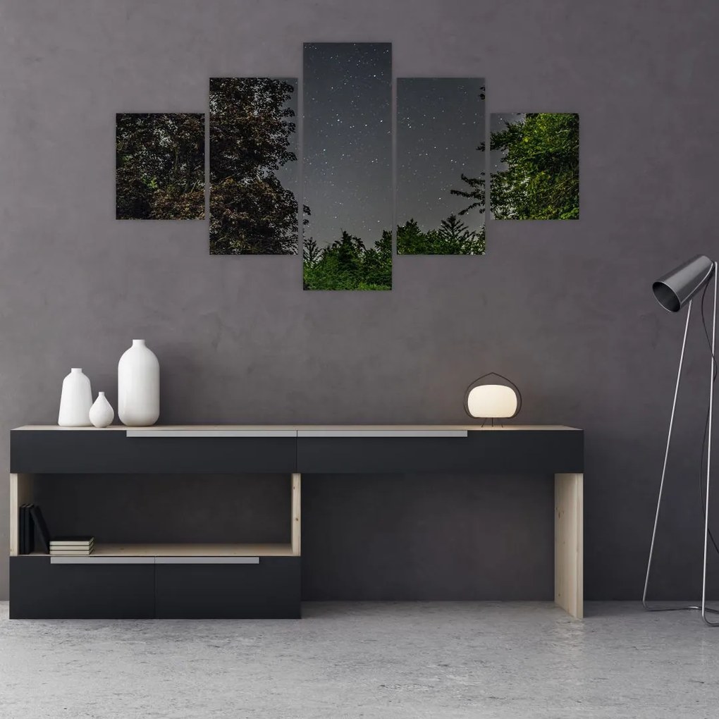 Obraz nocnego nieba (125x70 cm)
