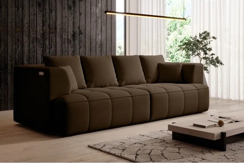 Sofa kanapa ALBIO BigSofa kanapa z elektryczną regulacją siedziska WERSAL