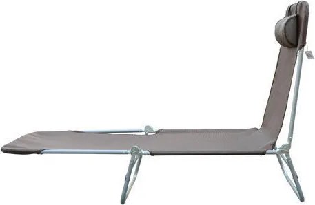 Outsunny Leżak ogrodowy wypoczynkowy składany 4 kolory Brązowy komfort i styl | Aosom PL