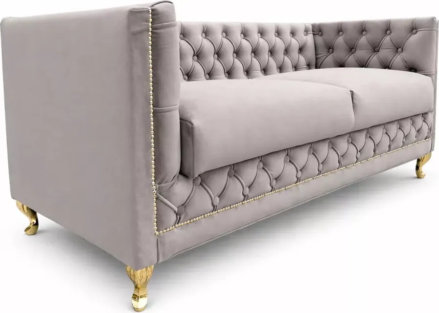 Nowoczesna tapicerowana kanapa Luxury z pikowaniem
