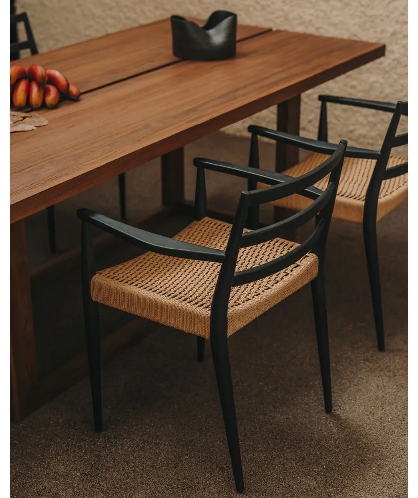 Stół z litego drewna tekowego 100x220 cm Sashi – Kave Home