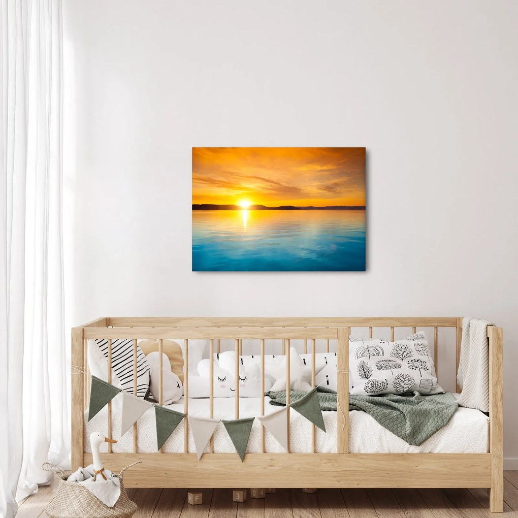 Obraz wschodu słońca (70x50 cm)