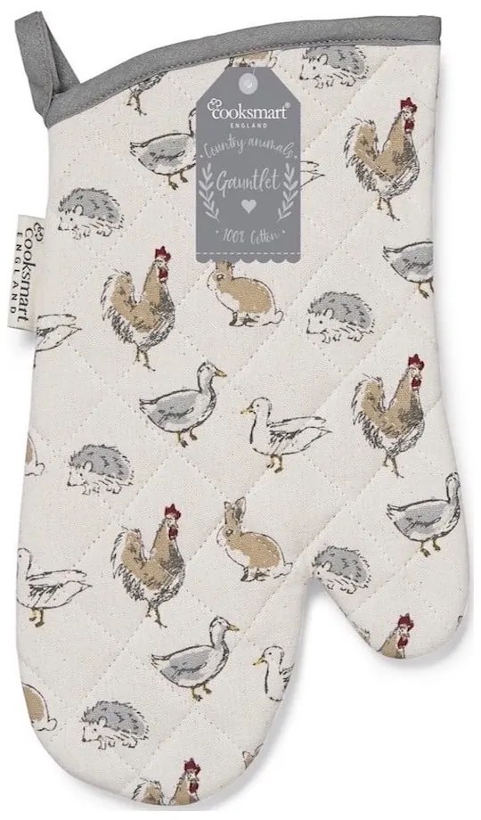 Bawełniana rękawica kuchenna Cooksmart ® Country Animals