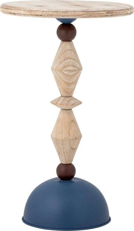 Okrągły stolik z litego drewna jodłowego ø 30 cm Mannelli – Bloomingville