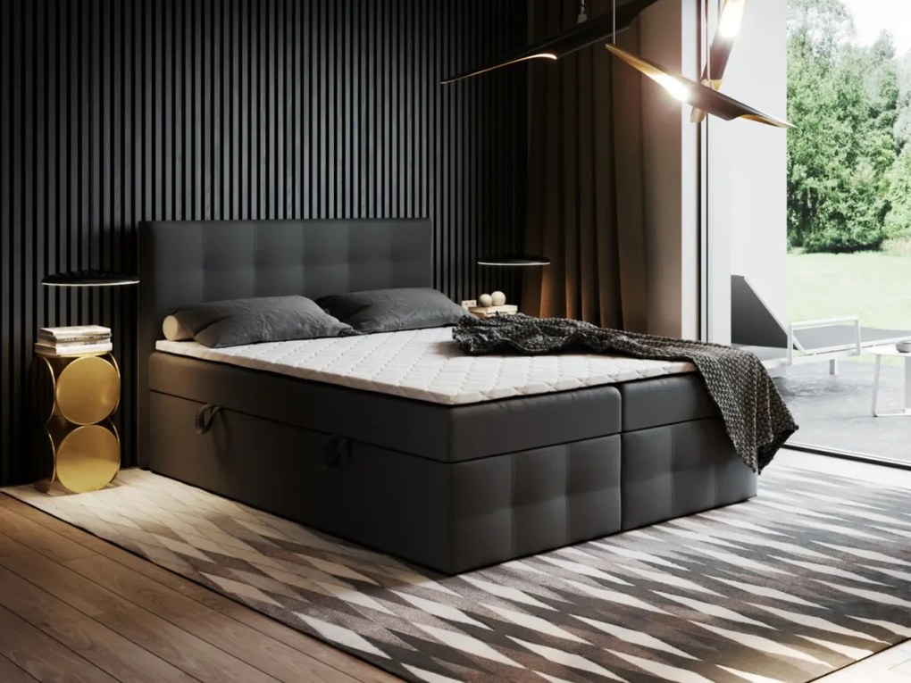 Łóżko kontynentalne Ewora 3 - Powierzchnia spania: 140x180 cm