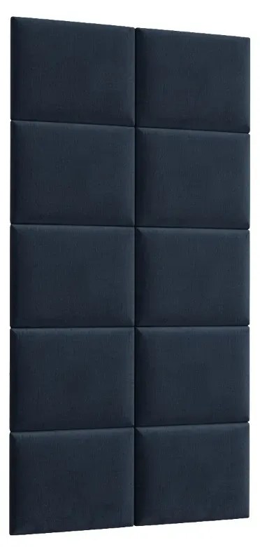 Zestaw 10 paneli tapicerowanych QUADRATTA 100x200 ciemny grafit ELTAP