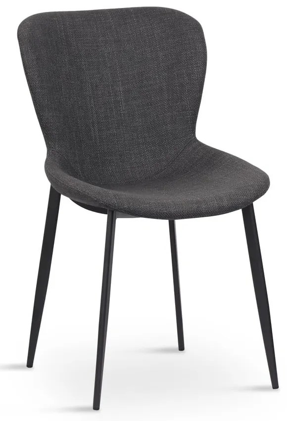 Ciemnoszare krzesło Ross – Unique Furniture