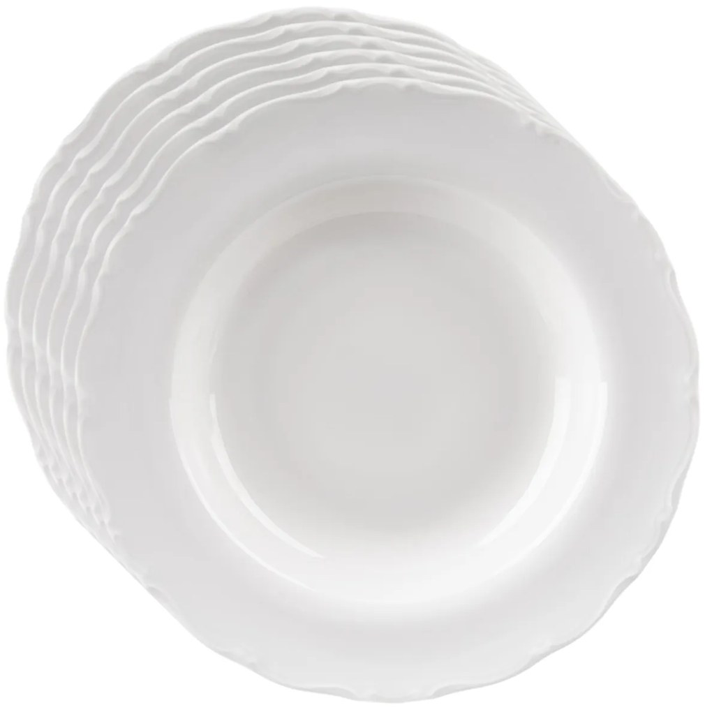 Orion Zestaw porcelanowych talerzy głębokich Monarim 6 szt., 23 cm