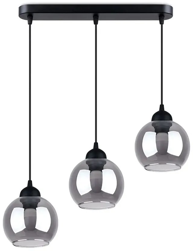 Potrójna lampa wisząca nad wyspę ze zwisami - 3X A157 D6-S53