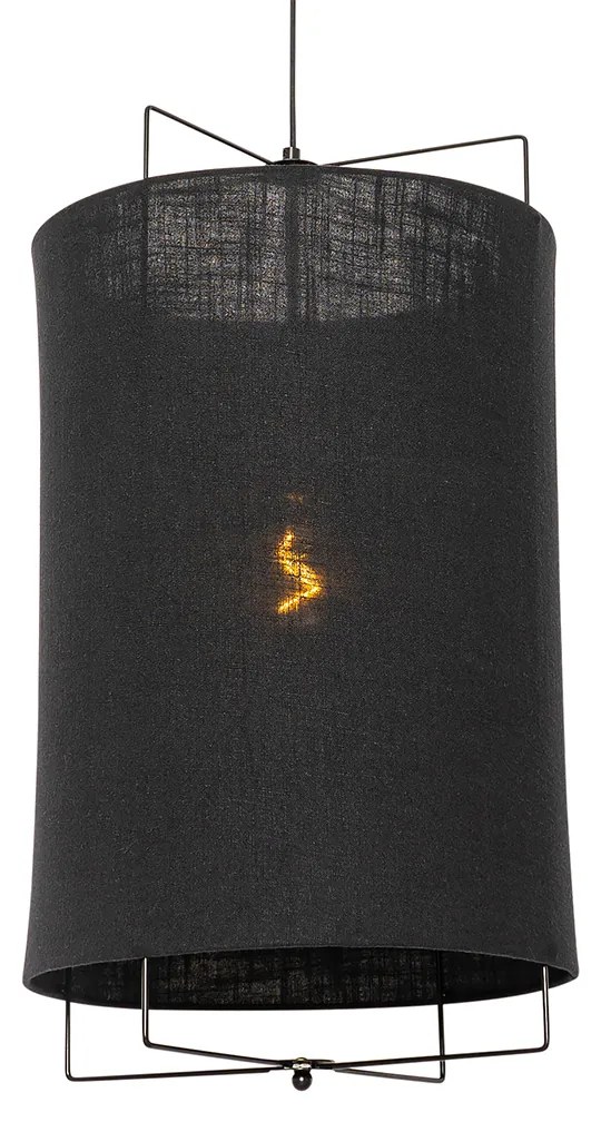Designerska lampa wisząca czarna - Rich