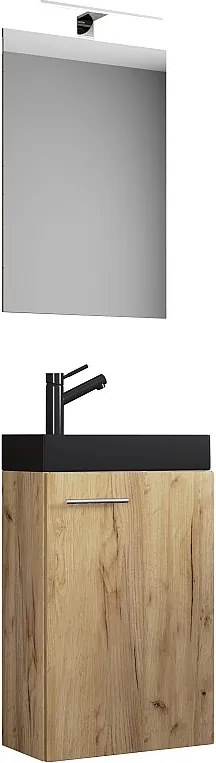 3 szt. umywalka Slito SP wąska czarna