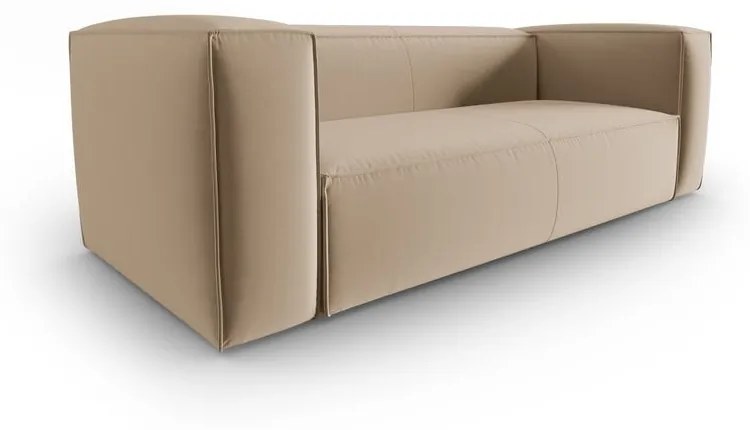 Jasnobrązowa aksamitna sofa 200 cm Mackay – Cosmopolitan Design