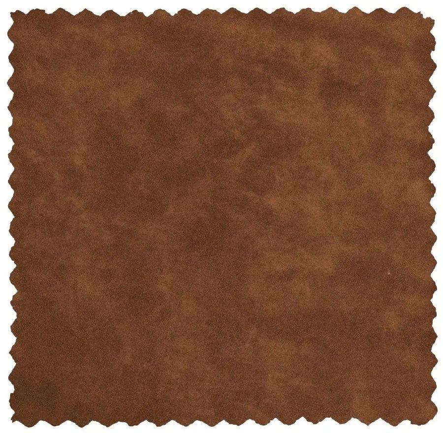 Koniakowy tapicerowany fotel jadalniany z podłokietnikami Fenne – WOOOD