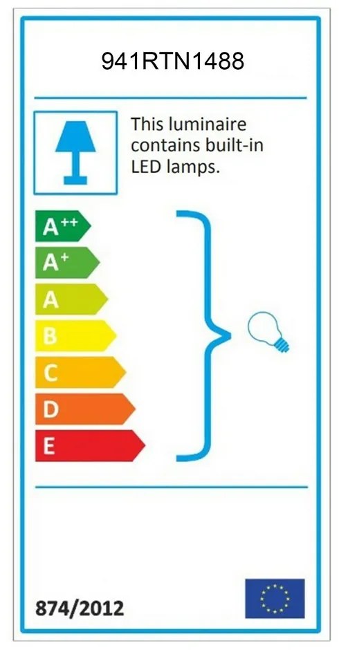 Kinkiet lampa ścienna Flüt 35 cm Ledli Siyah Aplik, czarny