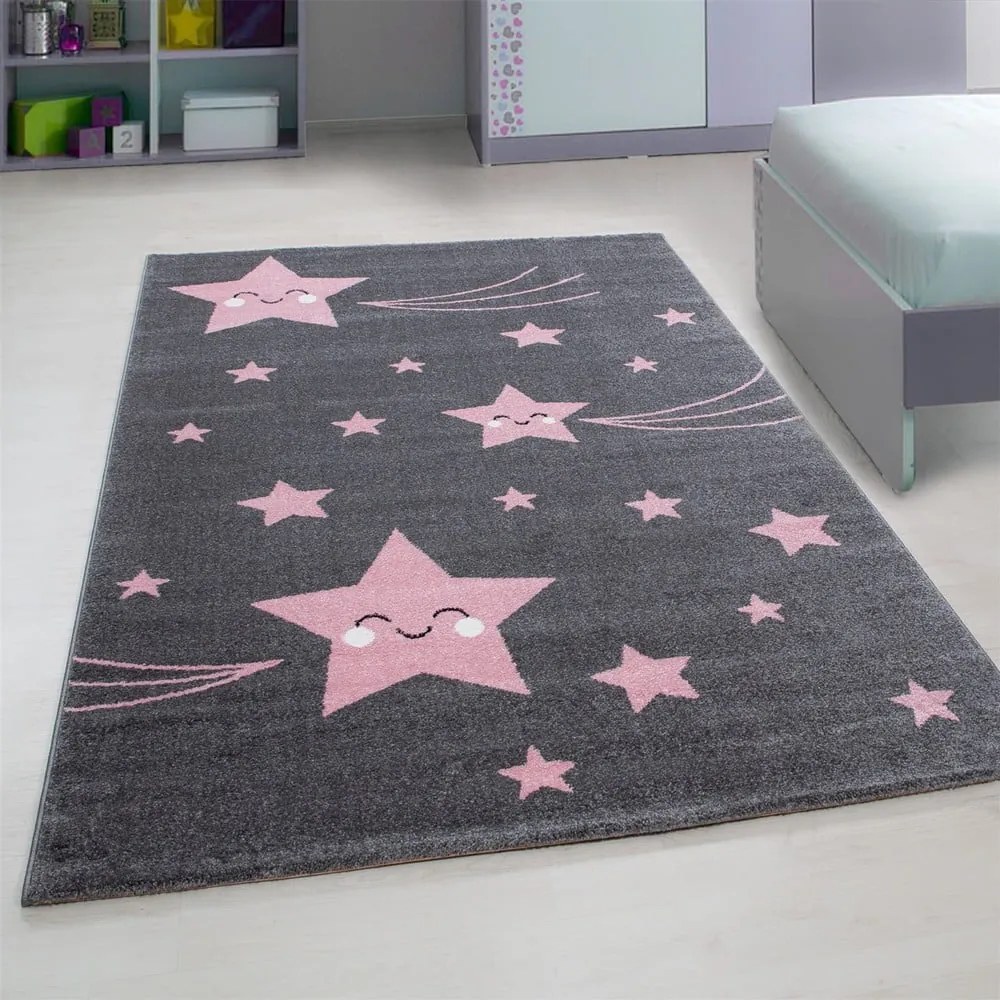 Różowo-szary dywan dziecięcy 120x170 cm Kids – Ayyildiz Carpets