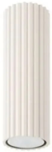 Plafon KARBON 20 beżowy ryflowany SOLLUX  LIGHTING