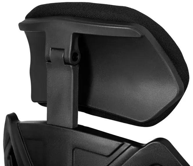 Czarny ergonomiczny fotel gamingowy C7-B16