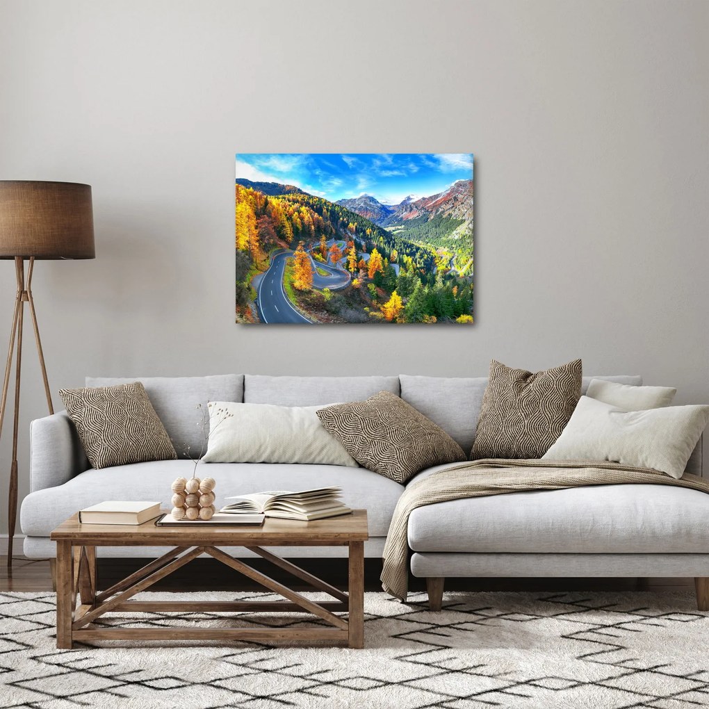 Obraz - Przełęcz Malajska (70x50 cm)