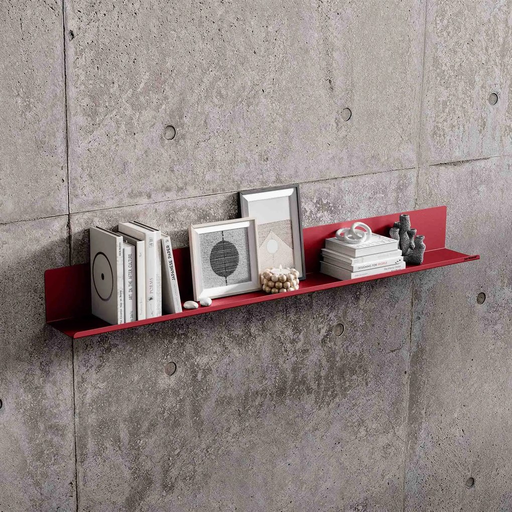 Półka wisząca JOANNE 1200 mm, Modern: czerwona