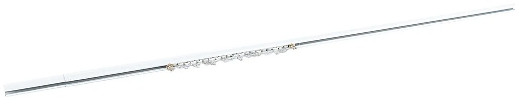 Prowadnica U-Ext regulowana komplet 110 - 200 cm, biały, 110 - 200 cm