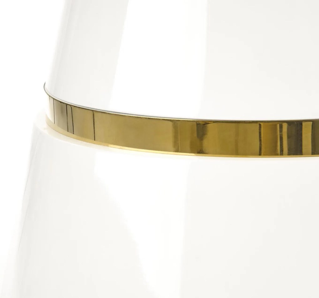 Okrągły stół lakierowany w stylu glamur Vegas