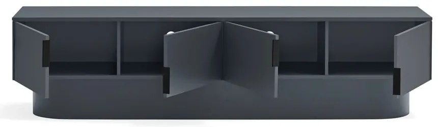 Antracytowa szafka pod TV 200x50 cm Totem – Teulat