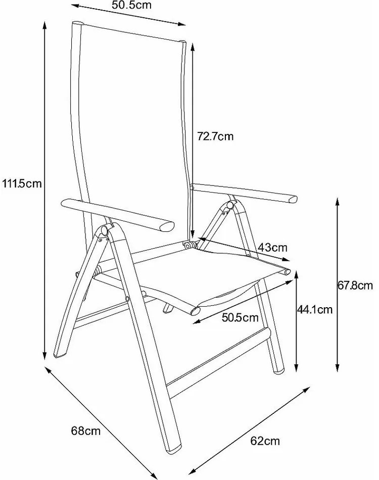 Krzesła ogrodowe Fieldmann FDZN 5018, 2 szt.