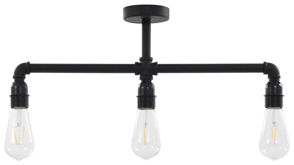 Czarna lampa sufitowa loftowa - EX175-Padi