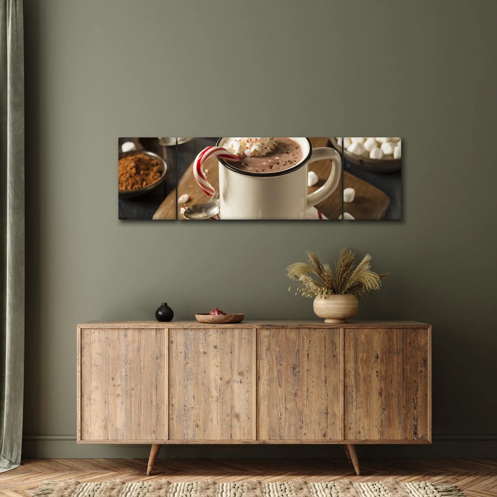 Obraz - Gorąca czekolada (170x50 cm)