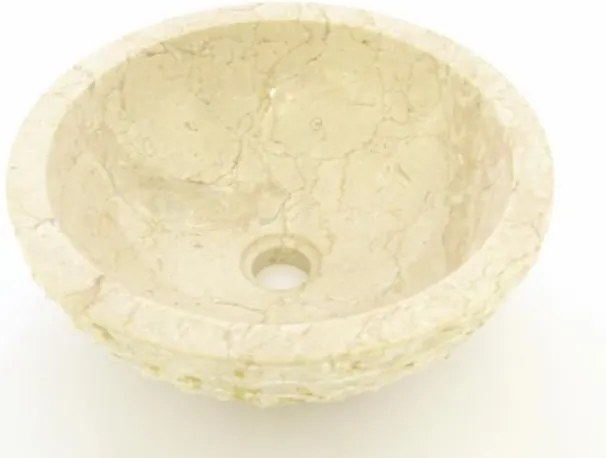 DIVERO Umywalka nablatowa z naturalnego kamienia Sanremo