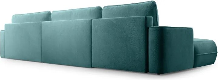 Narożnik FUEGO XL wolnostojący układ U z funkcją spania w tkaninie Bubble 14 DomoHome