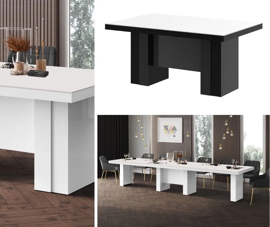 Rozkładany do 400 cm stół Largo Hubertus z matowym blatem