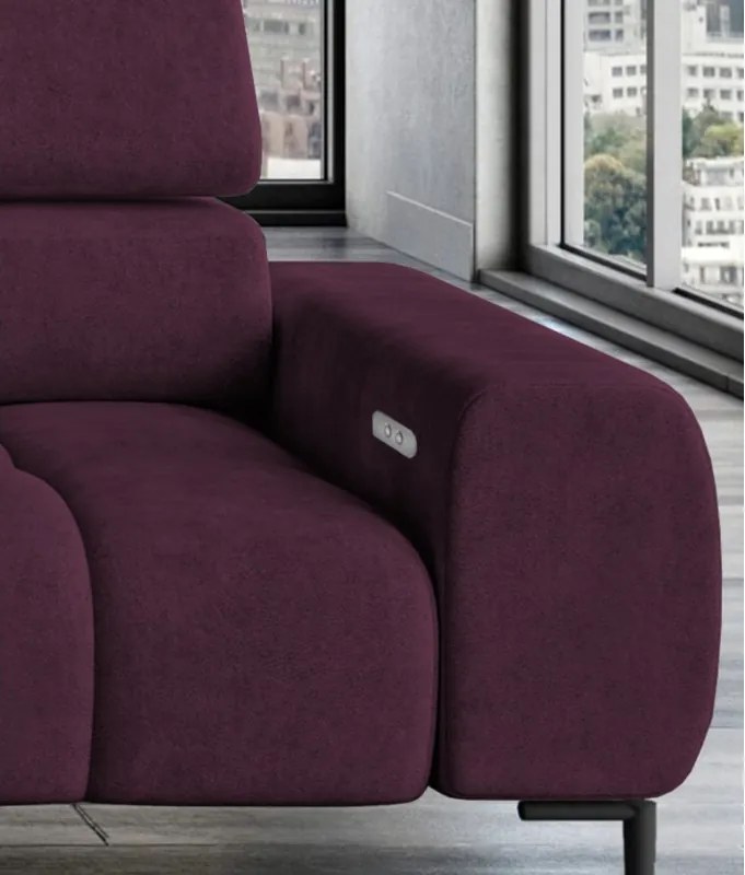 Narożnik PLAZA Mini z elektryczną regulacją siedziska WERSAL