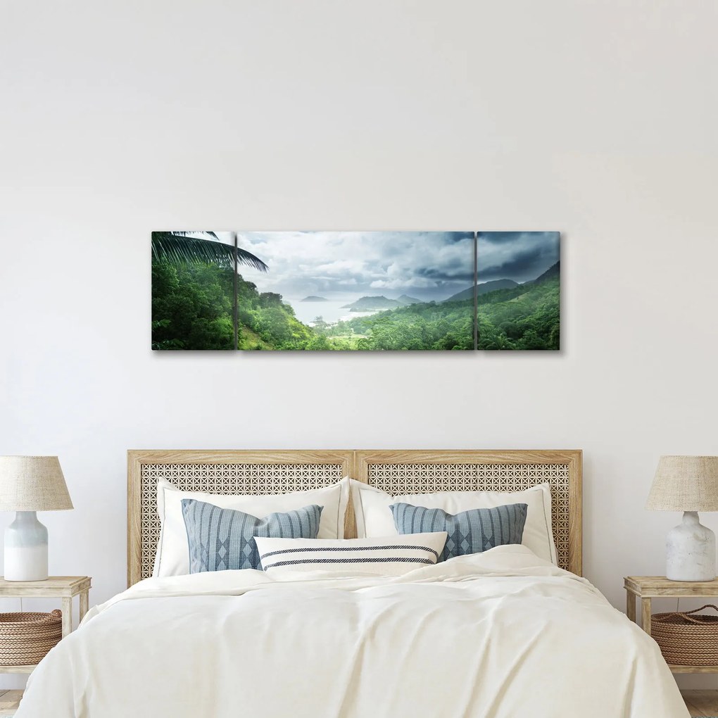 Obraz - Dżungla Seszeli (170x50 cm)