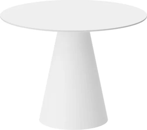 Okrągły stół Pineto biały połysk Hubertus