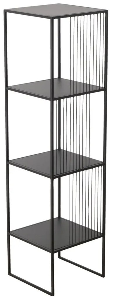 Metalowy regał Cindy, 4 półki, 115 x 30 cm