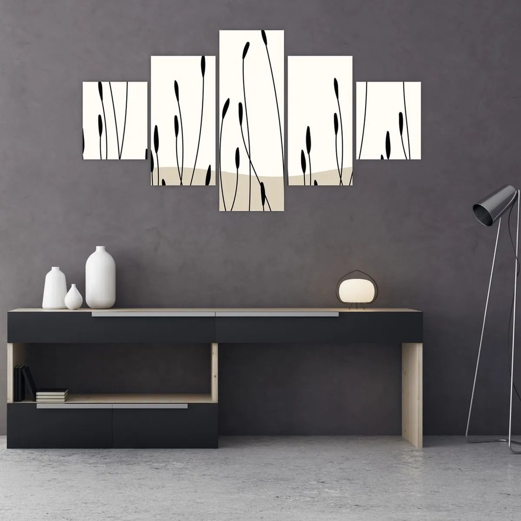 Obraz - Łąka graficzna N⁰3 (125x70 cm)