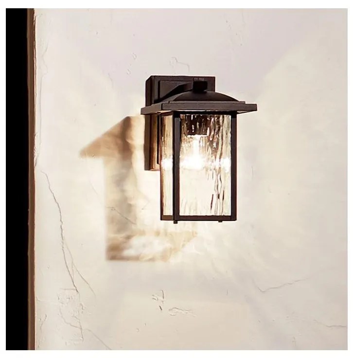 Kichler KL-CAPPANNA-S-BKT - Zewnętrzna oprawa ścienna z serii CAPPANNA 1xE27/60W/230V IP44